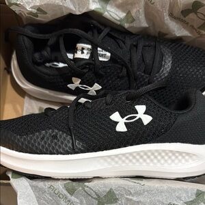 Under Armour Black and White Sneakers